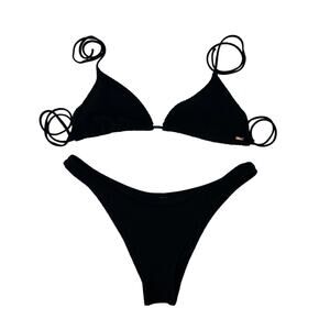 Victoria Secret women's PErfect Little Black Bikini Size Small